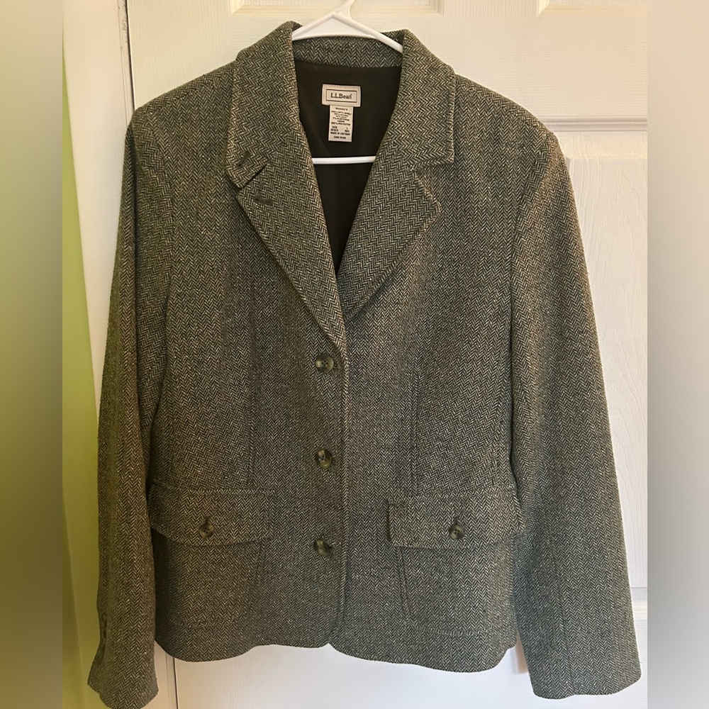 L.L. Bean Women's Green Blazer
